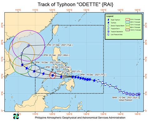 typhoon odette track